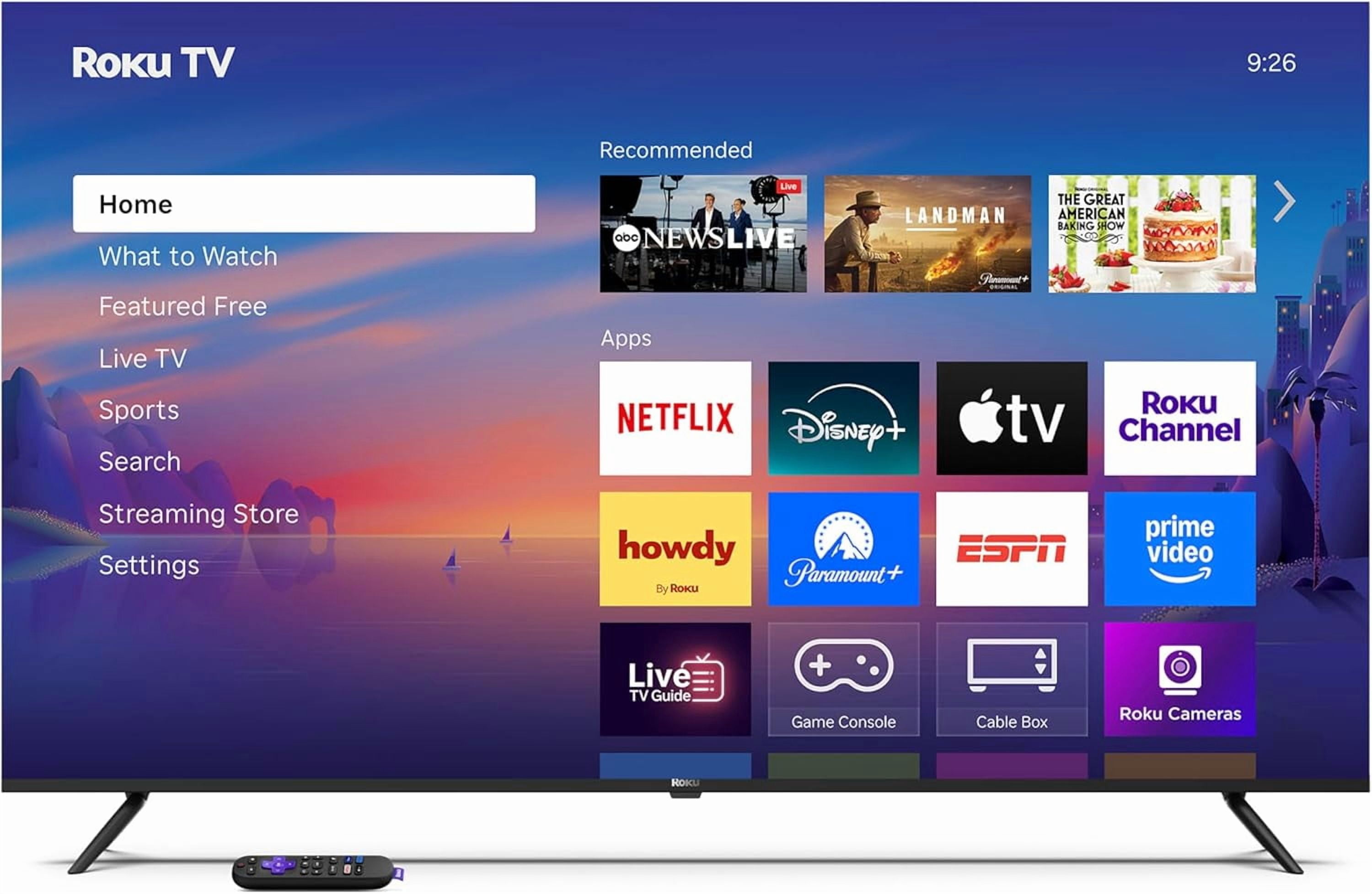 Televisión Roku 50 Pulgadas 4K Roku Tv 2025 50CC