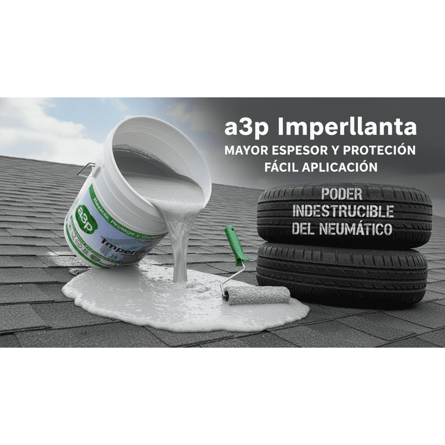 Impermeabilizante a3p llanta, 10 años, Gris claro