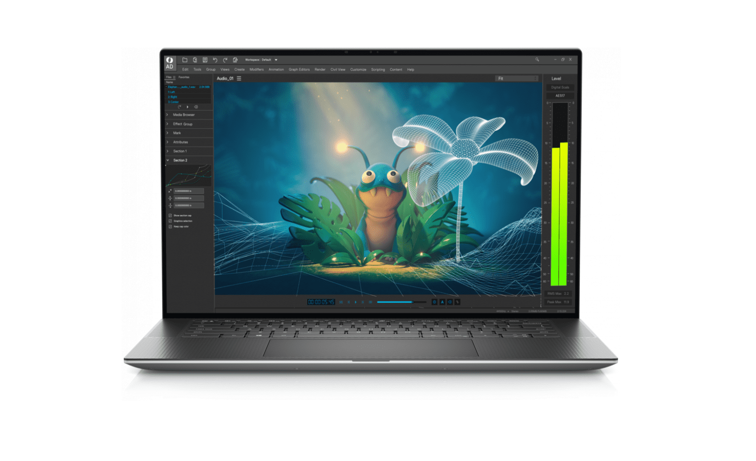 Laptop Dell Precision 5570 Intel Core i5-12600H 2.70Ghz 16GB 512GB SSD NVIDIA RTX A1000 6GB Windows 11 Pro 64-bit Español, Negro