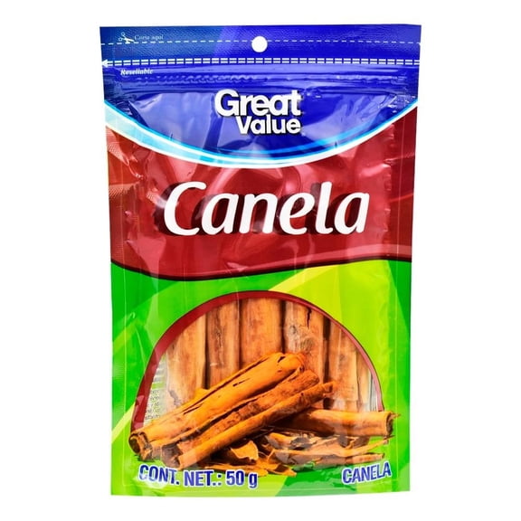 Bolsa de canela Great Value 50 g