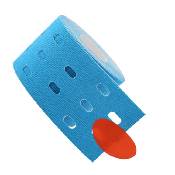 Cinta de Kinesiología Advancent Perforada Azul