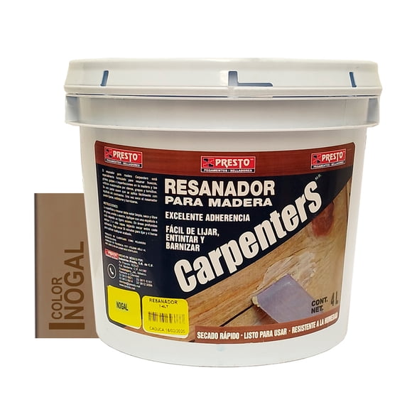 Resanador para Madera Presto Cubeta 4 Kgs