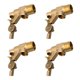 thumbnail image 1 of 4 Pzs Valvula De Flotador de 1/2 Pulg Laton dorado 1/2 pulgada, 1 of 5