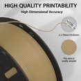 thumbnail image 3 of Filamento PLA Miailuy 1,75 mm Madera 1 kg ±0,02 mm, 3 of 6