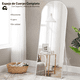 thumbnail image 2 of Espejo de Piso Cuerpo Completo Bluelander con Soporte y Marco de Aluminio, 160 x 50 cm, Blanco, 2 of 5