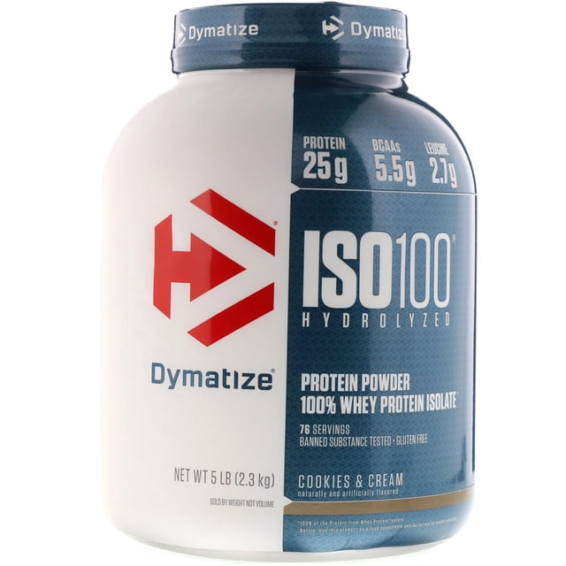 ISO 1OO COOKIES AND CREAM 5 LB Dymatize ISO 100