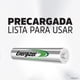 thumbnail image 3 of 12 Pilas Baterías Recargables Energizer tamaño AAA, 3 of 5