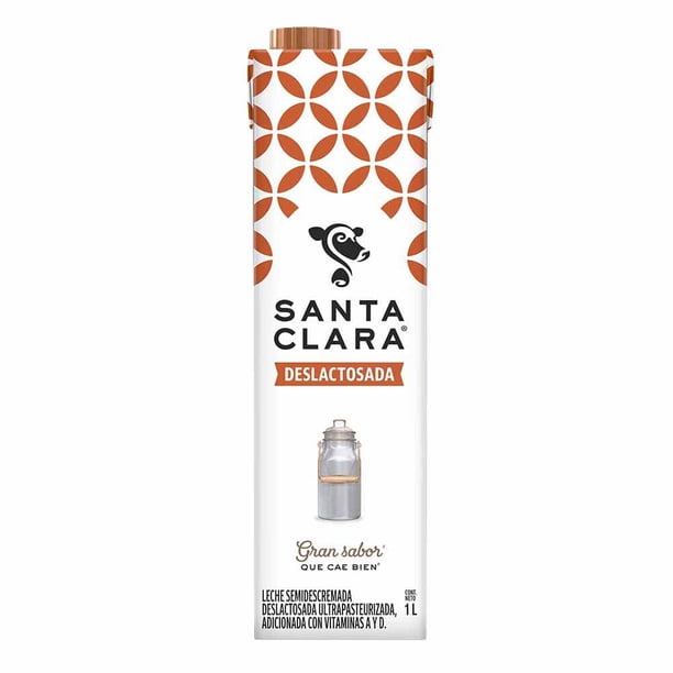Leche Santa Clara deslactosada 1 l