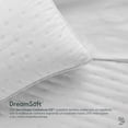 thumbnail image 4 of Dreamlab Edredón Matrimonial Ligero y Juego de Sábanas con Fundas de Almohada Decorativas (7 piezas). Set de Colcha Ligera y Sábanas para Cualquier Temporada. Hipoalergénico. Trébol, Blanco / Blanco, 4 of 10