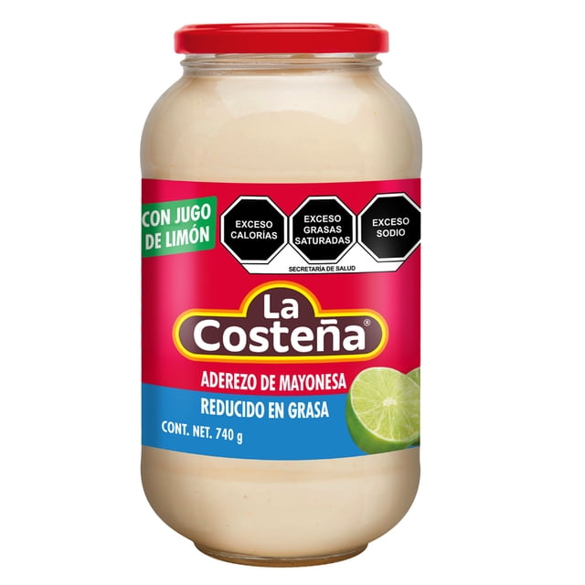 Mayonesa La Costeña reducido en grasa 740 g