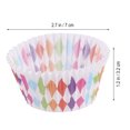 thumbnail image 2 of SOPOTUTU 100Ud Para Pastelitos De Papel Multi Color Flexibles Y Resistentes Para Hornear, 2 of 8