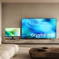 thumbnail image 2 of Combo TV Samsung 65" Crystal UHD U8200HF 4K Vision AI + Monitor 24'' Essential S3 Full HD 120Hz Black, 2 of 5