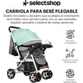 thumbnail image 3 of Carriola Infantil De Lujo Con Toldo De Viaje Compacta Y Ligera Carriola Para Bebe Con Jugetes Tela Transpirable Carrito Para Bebe Con Mango Ergonomico Carreola Ultra Ligera Y Comoda (Verde), 3 of 6