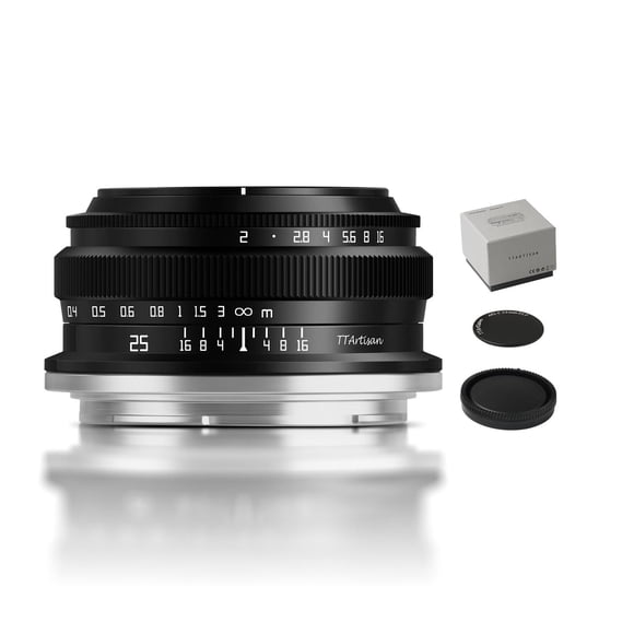 TTARTISAN Lente de cámara de Enfoque Manual F2 APS-C de 25 mm Compatible con Nikn Z Mount Z50 ZFC Z3