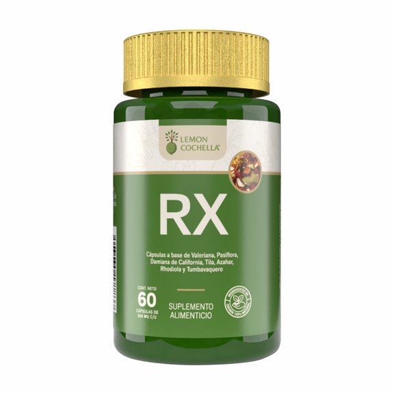 Rx - Capsulas A Base De Valeriana, Pasiflora 60 Capsulas