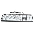 thumbnail image 1 of Teclado de Impresión Grande para Personas Mayores o con Discapacidad Visual Teclado USB con Cable de Alto Contraste para Personas Mayores Estudiantes Principiantes en Computadora Teclado Portátil, 1 of 9