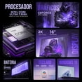 thumbnail image 2 of Laptop IA PC HP OMEN HyperX 16-am2013dx Nvidia GeForce RTX 5060 8GB Core Ultra 7 356H 16GB DDR5 512GB Pantalla 16" 2K 165Hz Windows 11 Teclado Ingles, 2 of 6
