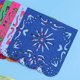 thumbnail image 4 of KAKOWELY Pancarta de Papel Picado con paneles de flores multicolores vibrantes de fieltro cuadrado para cumpleaños, bodas y fiestas., 4 of 4