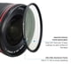 thumbnail image 3 of Filtro UV JJC multicapa de 58 mm para Canon EOS Rebel T7 T6 T8i, 3 of 6