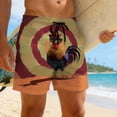 thumbnail image 4 of Pantalones de Cintura Elásticos con Cordón para Hombres, Pantalones de Natación de Playa con Bolsillo Oculto, Pantalones Cortos de Verano Casuales, 4 of 8