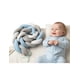 thumbnail image 4 of Protector Cuna Trenza 6 Tubos 2 Mts Bumper Bebe Azul Gris Liso Azul Acero, 4 of 5