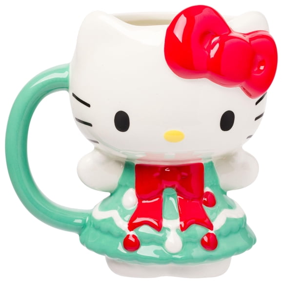 Taza de cerámica Silver Buffalo Sanrio Hello Kitty 600 ml Christmas