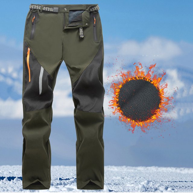 Ceisia Gift Men's Winter Casual Pants - Faddish Solid Patchwork Sports Zipper Pockets Trousers