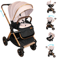 thumbnail image 1 of Carriola Lx Y Porta Bebé Plegable Mango Reversible Victoria rosa, 1 of 10