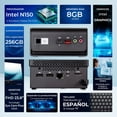 thumbnail image 3 of Computadora Escritorio Mini PC ASUS Intel N150 8GB DDR5 SSD 256GB Monitor 24 1ms 120Hz Teclado Mouse W11H-T WiFi BT 5.0 CN14EE-MTMI1508256 Estudio, oficina y multitarea, 3 of 7