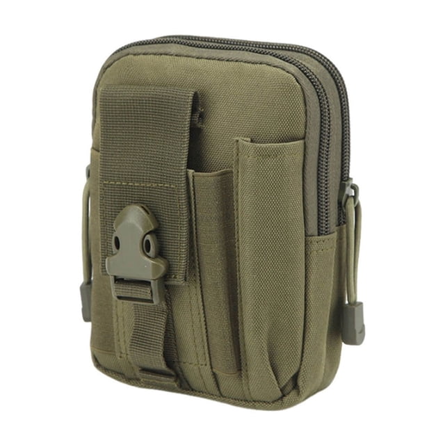 Riñonera táctica MOLLE | Bolsa para teléfono de 15 cm | Nailon 800D resistente al agua | Cremallera de grado militar y hebilla ajustable | Accesorio para deportes y equipo al aire libre