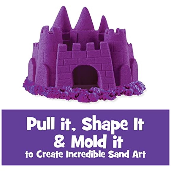 Kinetic Sand Kinetic Sand Juguetes para Niños Morado Bolsa R 2 lb