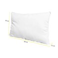 thumbnail image 2 of Almohada Firme Mainstays One Pack 130 Hilos Blanca, 2 of 4