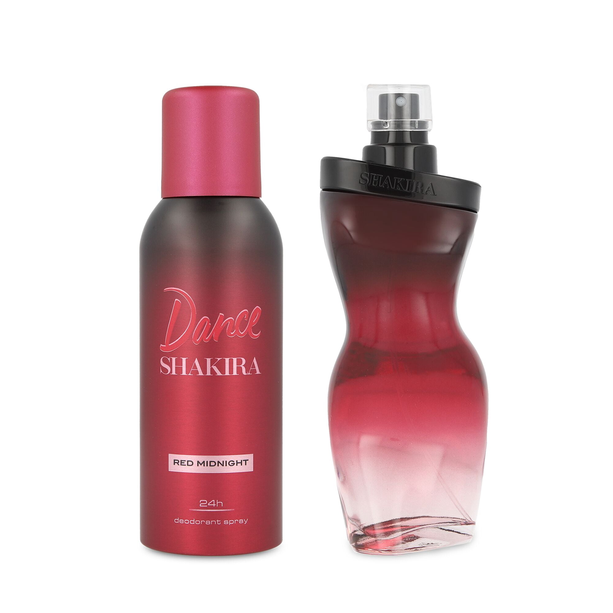 SET SHAKIRA DANCE RED MIDNIGHT 2PZS 80ML EDT SPRAY/ DESODORANTE 150ML SPRAY