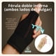 thumbnail image 2 of Muñequera con Férula Dual y Soporte Pulgar Anatómico | Cierre Envolvente en 3 Zonas | Transpirable, Ajustable, Reversible | Estabilidad para Dolor de Mano y Muñeca | Color Gris, 2 of 12