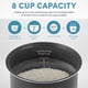 thumbnail image 5 of AROMA® - Arrocera digital, 4 tazas (sin cocinar) / 8 tazas (cocida), vaporizador, multicocina, olla de avena, mantiene caliente automáticamente, 2 cuartos de galón, exterior de acero inoxidable, 5 of 5