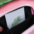 thumbnail image 3 of Monedero con cremallera y estampado de purpurina rosa, monedero corto para niñas y mujeres., 3 of 7
