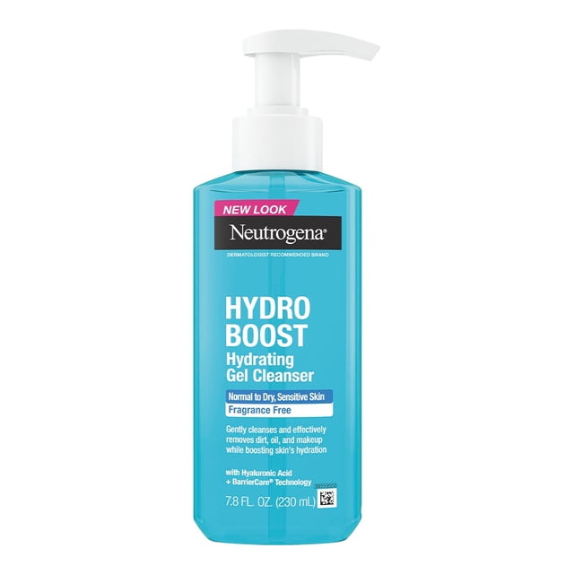 Gel limpiador Neutrogena Hydro Boost hidratante con ácido hialurónico 230 ml