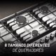 thumbnail image 4 of PARRILLA DE 6 QUEMADORES DE ACERO INOXIDABLE NUUR CON SENSOR TERMOPAR, 4 of 9