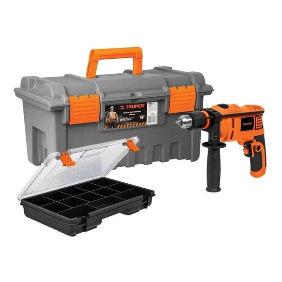 Paquete Rotomartillo TRUPER 1/2 15679 Caja Herramienta COMBO-100