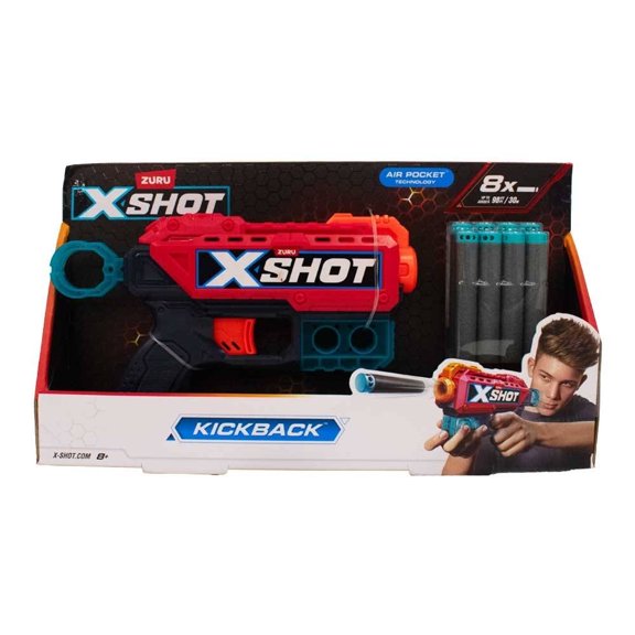 Pistola de Juguete X-Shot con 8 Dardos.