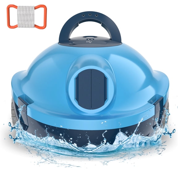 Limpiador Robótico Inalámbrico INSE Y10 - Aspiradora Automática, 90 Min Autonomía, Autoestacionamiento, Ideal para Piscinas Planas hasta 1100 Pies²