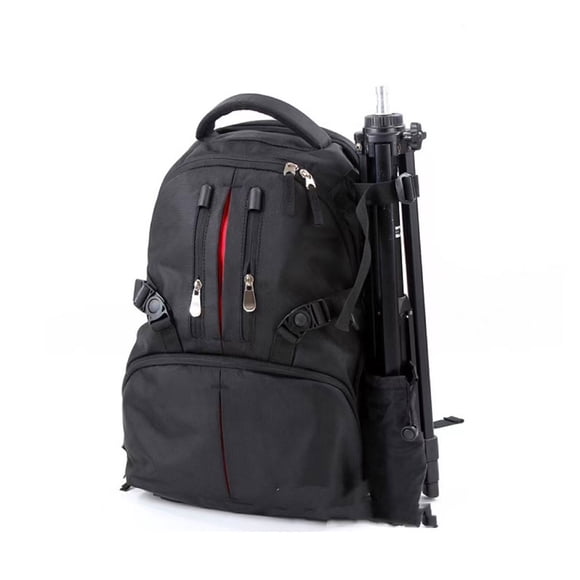Mochila para Laptop Y cámara Fotográfica Premium T4H-FC-06 Negro/rojo