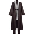 thumbnail image 1 of Disfraz de túnica para adulto, caballero, con capucha, uniforme, conjunto completo, para hombre, Halloween, cosplay, capa, 1 of 5