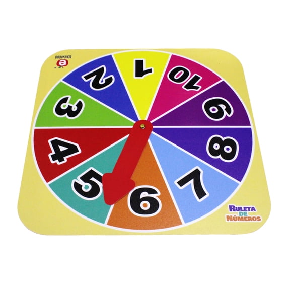 Ruleta Numérica 30 X 30 Cms.
