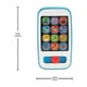 thumbnail image 3 of Teléfono de Juguete para bebés Fisher-Price Ríe y Aprende de Aprendizaje Azul, 3 of 4