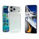 thumbnail image 1 of Funda + Mica Icon Case Space Colors para Iphone 18 Pro Max, Carcasa, Protector, Uso Rudo, Protector de Pantalla, Antigolpes, Esquinas Reforzadas, Protección de Cámara - Transparente, 1 of 8