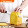 thumbnail image 2 of Juego de Cuchillos de Cocina hecef de 13 Piezas con Afilador Integrado - Naranja, 2 of 10
