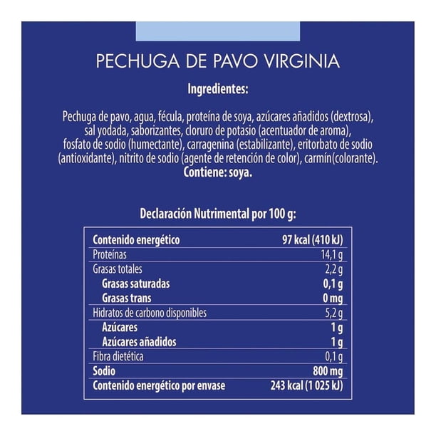 Imagen 2 de Pechuga de pavo FUD virginia 250 g