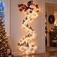 thumbnail image 3 of Luz de Pared de Sendero Mágico Navideño, Decoración de Pared de Historia Navideña Iluminada con Escena Estacional Brillante, Acento Festivo para Interiores para Sala de Estar, Recámara y Fiesta, 3 of 5