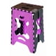thumbnail image 1 of Banco Plegable Grande Portatil Plastico Soporta 120kg 1pz Acabado De La Estructura Mate Color Uva, 1 of 5